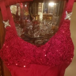 Beautiful red formal gown